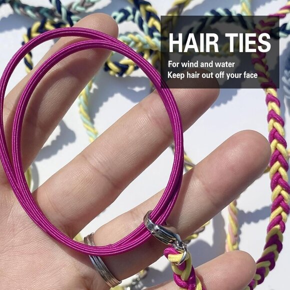 Ponytail Wrap Elastic No Tangle Spiral Hair Accessories for Sports Outdoor Use main image 4